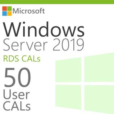 Windows Server 2019 50 RDS User CALs Product Key Global